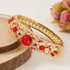 Enamel Women's Hand Bracelet Chinese Vintage Ethnic Bangles Beijing Cloisonne Bracelet  Accessories