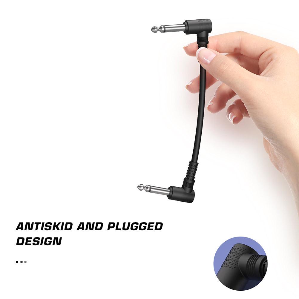 1-10 шт. Кабель для педали Музыкальные инструменты Патч-корд 6,35 15 см Провод для эффектов электрогитары для любителей музыки Аксессуары для игры