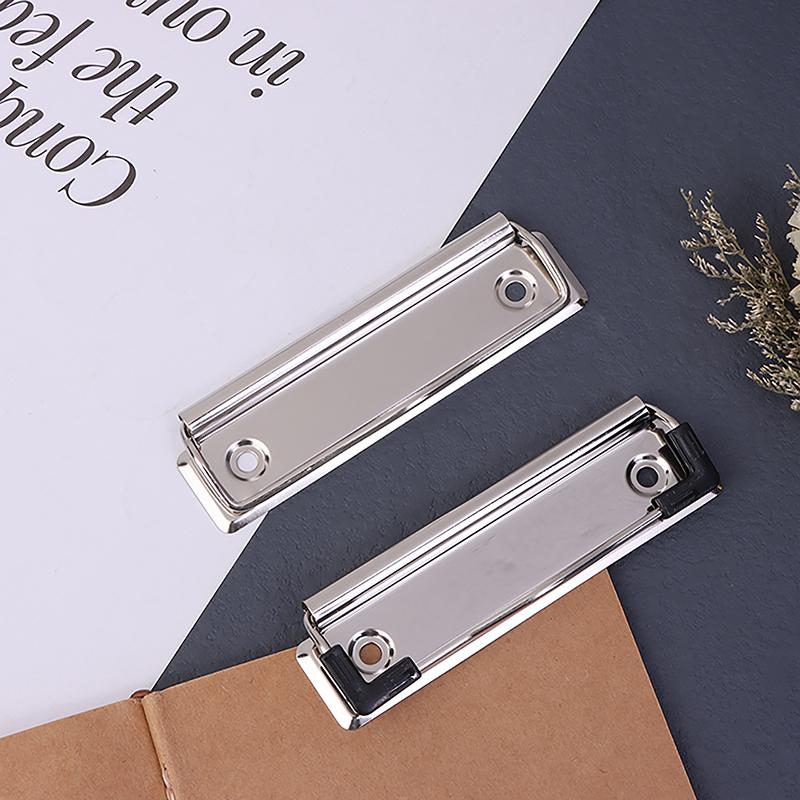 10 шт. зажимы для планшета, монтируемые металлические зажимы, пружинные зажимы для папок, офисные зажимы для ДВП, канцелярские принадлежности для школы