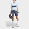 adidas Спортивная футболка с коротким рукавом, воротник-стойка, повседневная, для велоспорта, женская, KB9577