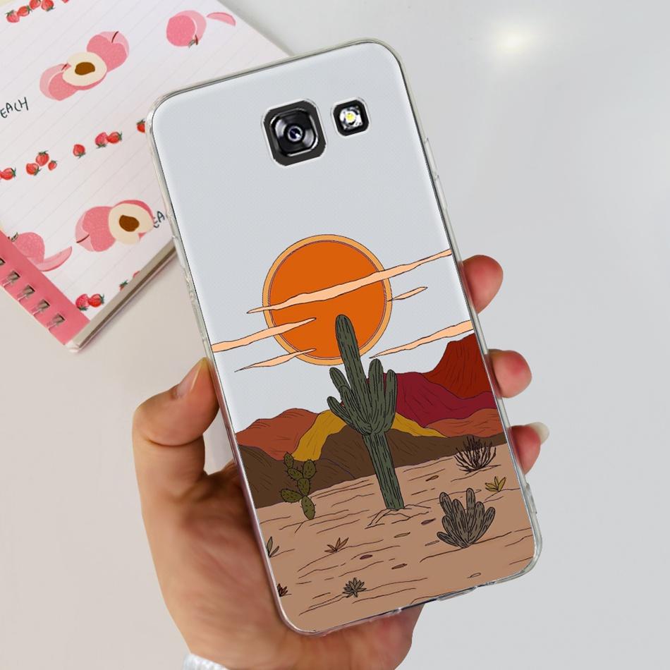 Stylish Flower Butterfly Phone Case For Samsung Galaxy A5 2017 A520F Soft Silicone TPU Cover For Samsung A5 2015 2016 A500 A510F