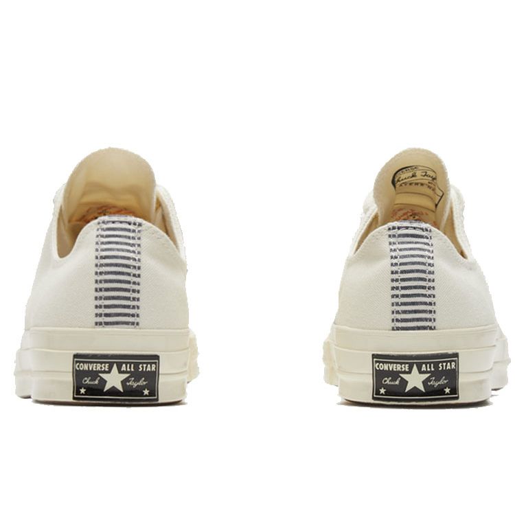 Converse 1970S Chuck 70 Ox Egret Minimalist Comfortable Low-Top Canvas Shoes Unisex Sneakers Off-White 166861C