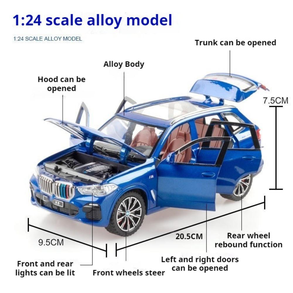 1:Масштаб 1:24 325LI X5 Модель Автомобиля Игрушка Музыка Свет Амортизация Высокая Симуляция Модели Автомобилей Сплав Литье под Давлением Игрушки Подарки для Детей