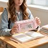 Printed Star Pencil Case Large Capacity Makeup Bag Trendy Pen Organizer  School Office Supplies