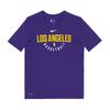 Dri-Fit T-Shirt NBA Los Angeles Lakers Comfortable Versatile Soft Short Sleeve Kids Tops 3Z2B711R1-LAK