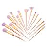 10pcs Female Unicorn Makeup Brushes Set Thread Contour Eyeshadow Powder Brush