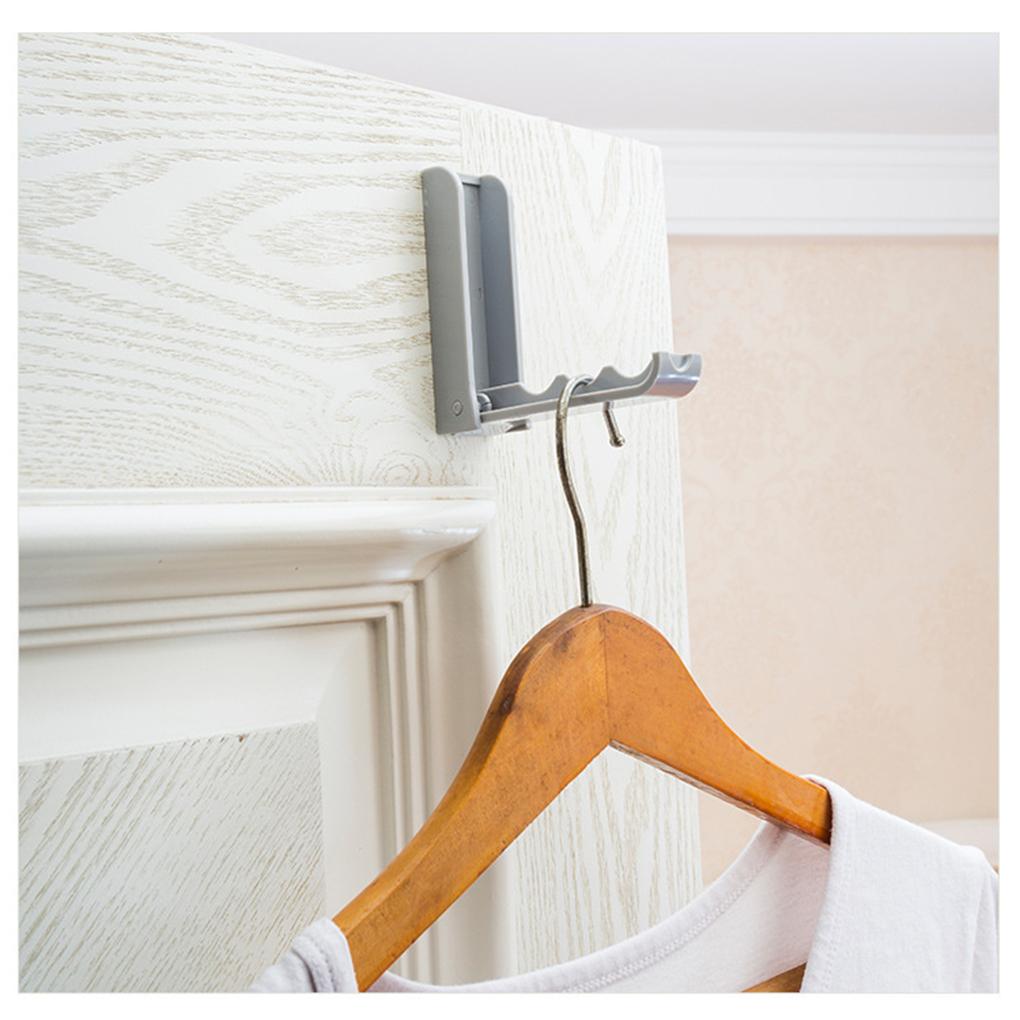 Складной крючок для ванной комнаты, настенная вешалка, самоклеящиеся невидимые держатели для хранения одежды, аксессуары для одежды