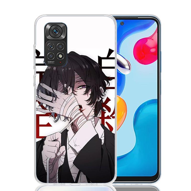 Чехол для телефона Bungo Stray Dogs Дазай для Xiaomi Redmi Note 15 14 13 12S 12 Pro Plus 11S 11E 11 11T 10S 10 Арт Мягкий Чехол с Рисунком Re