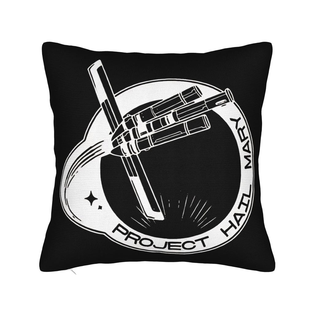 Decorative Pillow Cover Project Hail Mary Movie Stuff Sofa Throw Pillow Case Cover Zippered Multi-Size