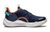 Li Ning YOUNG Comfortable Cushioning Abrasion Resistant Rebound Low top Kids Lifestyle Shoes Blue Orange YKCU128-5