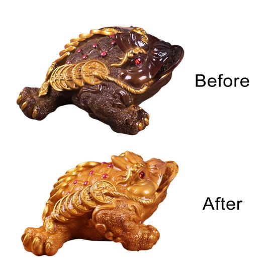 Жабий чай домашнее животное меняющее цвет смоляное украшение привлечение богатства кунг-фу чай