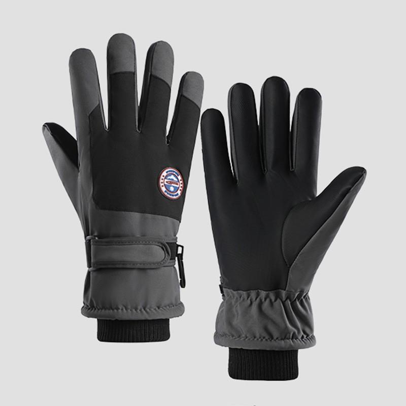 Winter Ski Gloves Men Women Thick Warm Windproof Waterproof Touchscreen Outdoor Snowboarding Cycling