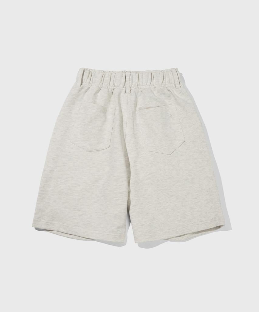 KIIMUIR Parachute Bermuda Sweat Shorts_Oatmeal