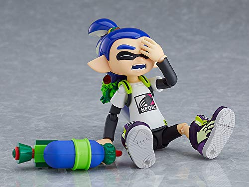Figma Splatoon/Splatoon 2 Мальчик DX Издание Без масштаба Пластиковая Раскрашенная Артикулированная Фигурка (Переиздание)