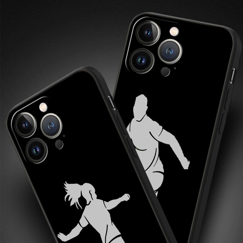 Football Player Soccer Art Phone Case For iPhone Samsung Galaxy Redmi Xiaomi Oppo OnePlus Note S A 7 8 9 10 11 12 13 14 20 21 22 23 53 54 Pro Ultra