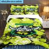 Raiders Team Spirit 3pcs Bedding Set,Including 1pc Duvet Cover And 2pcs Pillowcases Perfect Gift for Christmas,Ideal for Bedroom, Dormitory