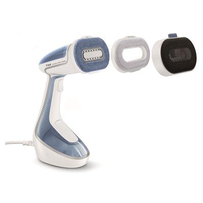 Tefal отпариватель для одежды паровой утюг мощный паровой удаление вирусов дезинфекция дезодорирующий ароматизатор таблетка Access Steam Pure DT9531J0 черный белый, синий,