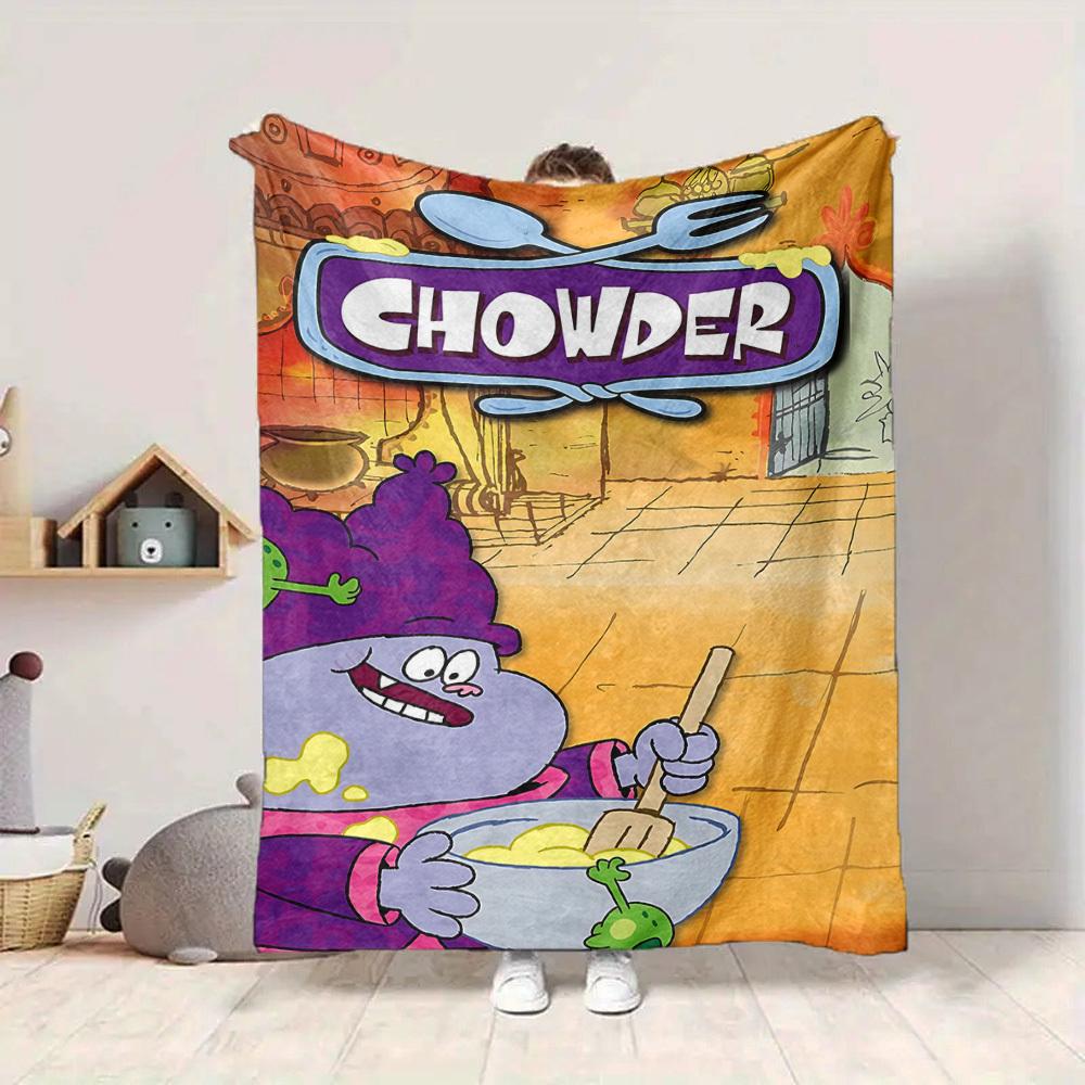 1pc Chowder Soup Blanket Versatile for Couch, Office Bed