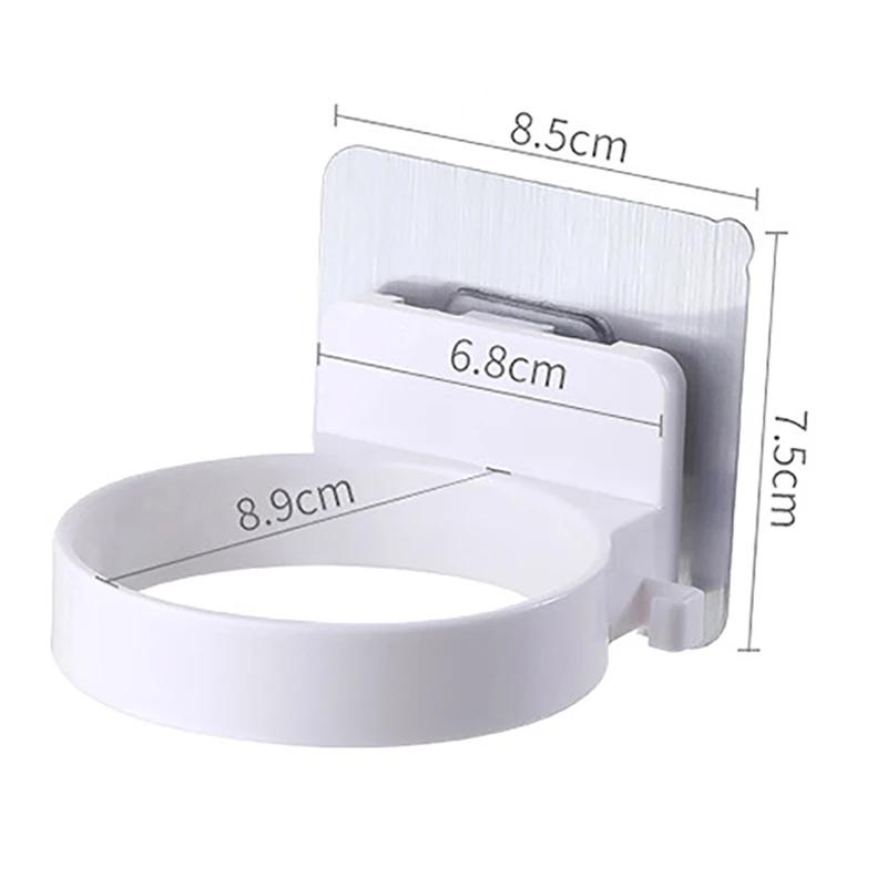 Простой настенный держатель для фена для ванной комнаты, настенный держатель для хранения, стойка для хранения, органайзер для туалетной сушилки из АБС-пластика, новый