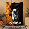 Custom Name Personalized SC Freiburg Print Blanket, Home Decor, Bedroom, Sofa, Camping, Couch, Gifts for Birthday Christmas