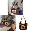 Korean Style Creative Backpack With Cartoon Dog Design And Large Capacity For Women