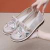 2025 ****** и осень Новые старые ******* тканевые туфли женские с подошвой S**t дышащие легкие одинарные туфли повседневные универсальные туфли для мам с одной педалью