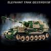 Вторая Мировая Война Военные Армейские Солдаты Вторая Мировая Война Jagdpanzer TIGER/P Истребитель танков Строительные Блоки Кирпичики Детская DIY Игрушка Рождественский Подарок