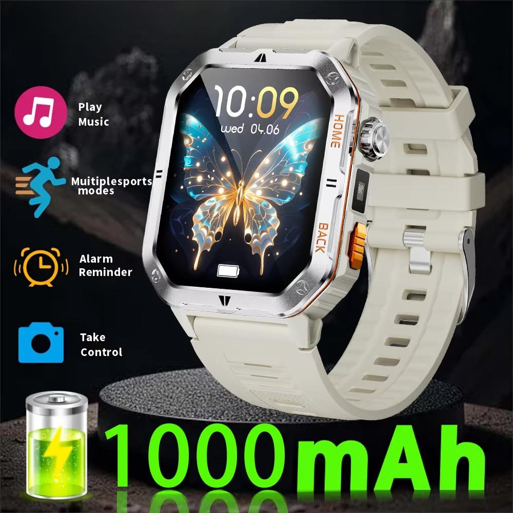 2025 New 1000mAh Battery, High-Definition AMOLED Screen, IP68 Waterproof And Bluetooth Call Are Suitable For Android Smartwatches