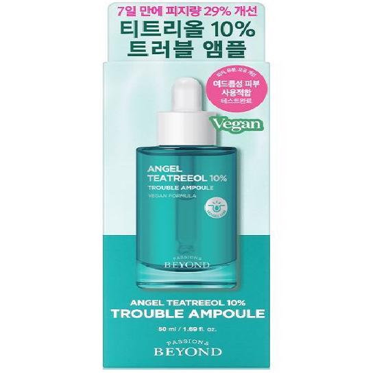 Beyond Angel Tea Tree 10% Trouble Ampoule 50+30мл Акция (Бесплатный чехол-брелок)