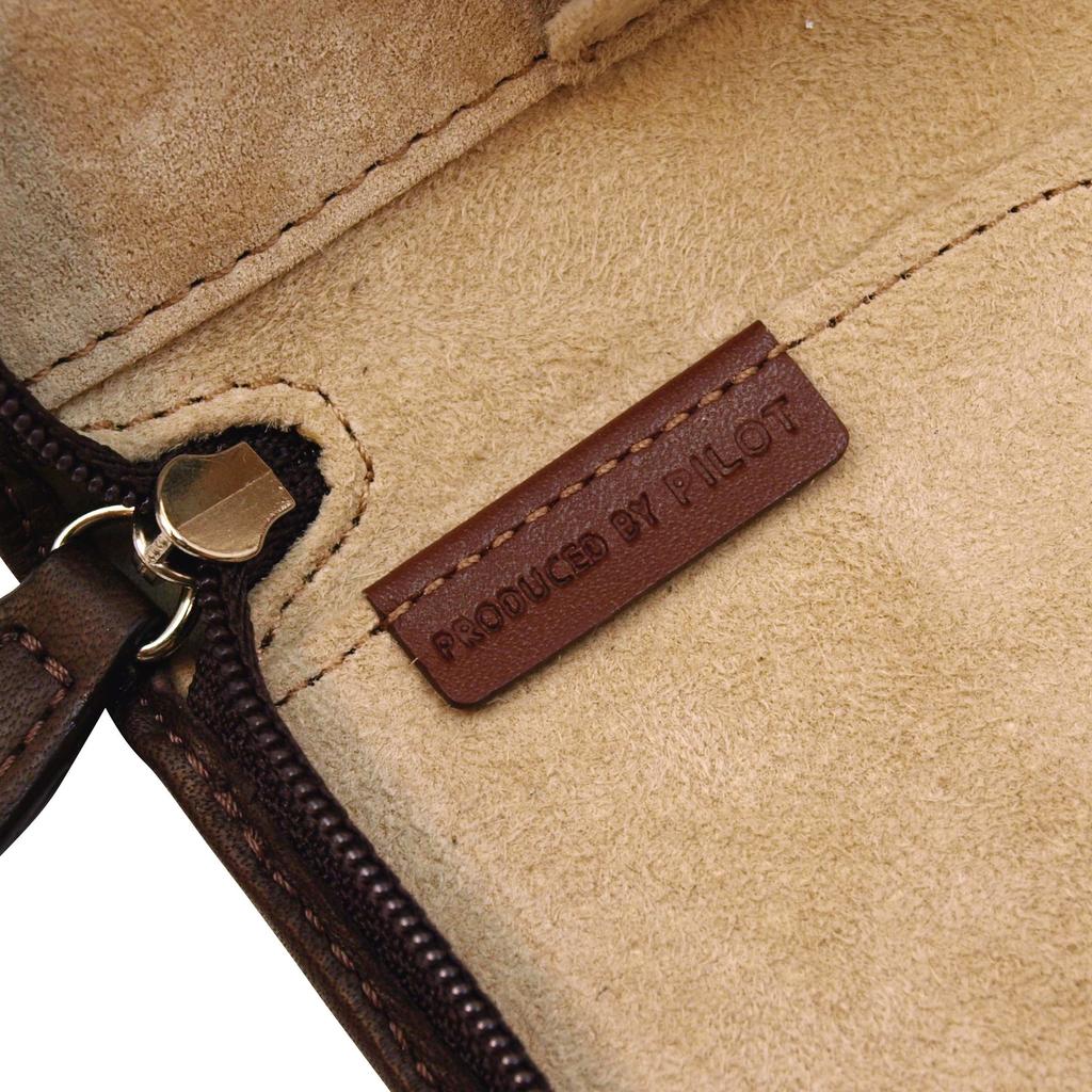 Pencarse Пенал на молнии Темно-коричневый [Пилот]