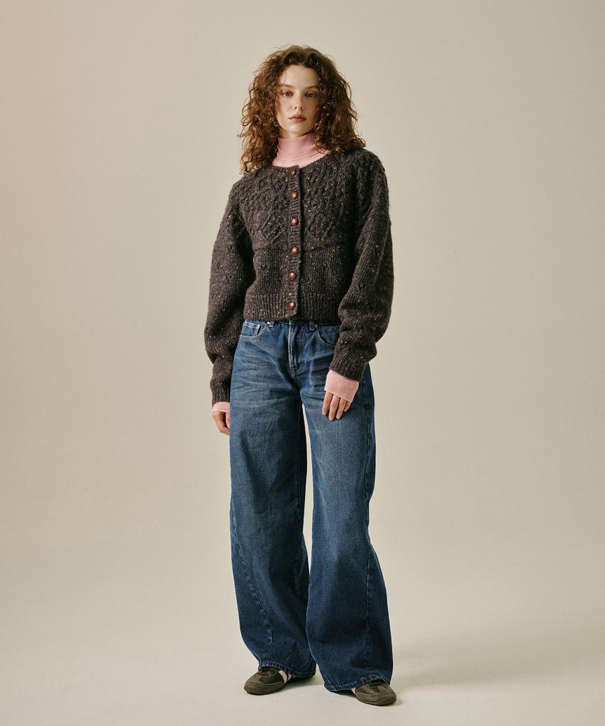 GREENBUTTER Wool Turtleneck Knit (Pink)