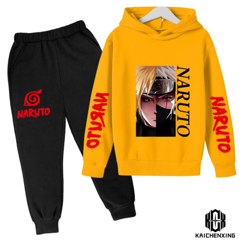 2023 милый модный костюм Наруто для мальчиков и девочек, модный свитшот, мужской костюм Kawaii, спортивный милый спортивный костюм для родителей и детей с капюшоном