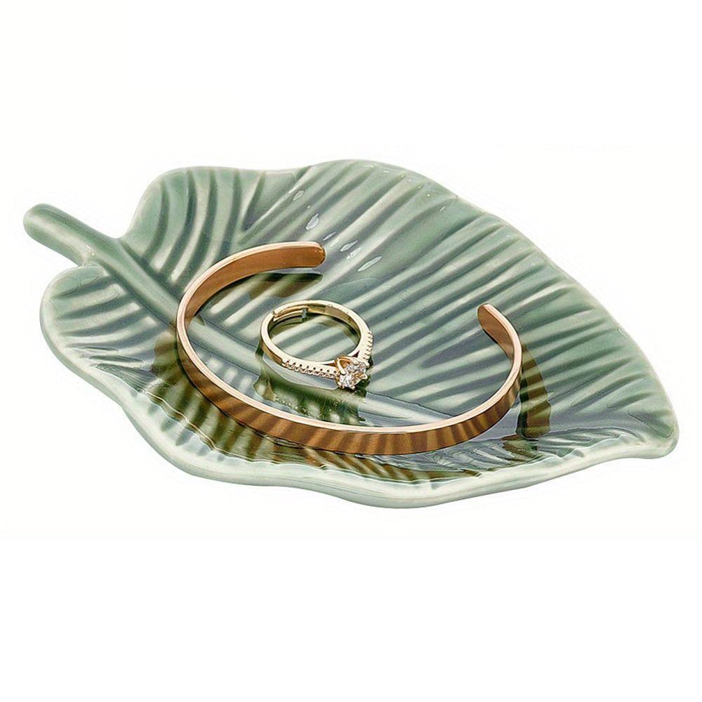 Green Ring Storage Tray INS Soap Dish Dish Holder Jewelry Display Tray Jewelry Storage