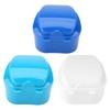 Denture False Teeth Storage Box Case With Filter Screen Dental Appliance