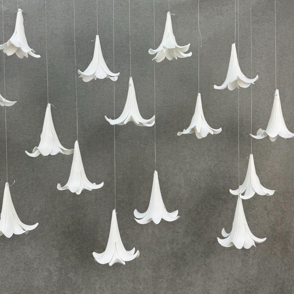 5pcs DIY Craft Artificial EVA Flower Realistic Simulated Flower Decor Wedding Celebration