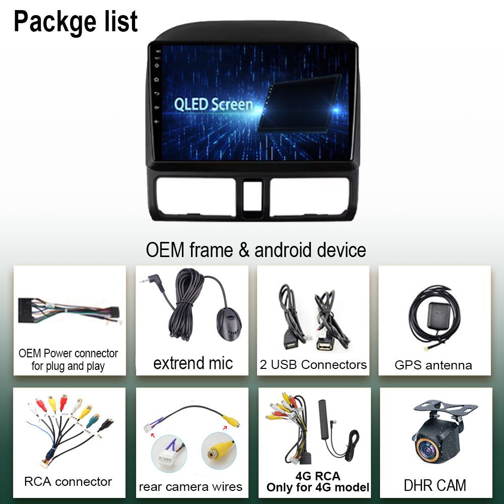 Android 14 Для Honda CR-V CRV 2 2001 - 2006 Мультимедийный Автомобильный GPS Плеер Навигация Радио Стерео 5G CPU BT БЕЗ 2DIN DVD WIFI HDR