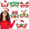 Рождественское украшение Санта Клаус Снеговик Очки Взрослый Ребенок Рождественский реквизит Вечеринка