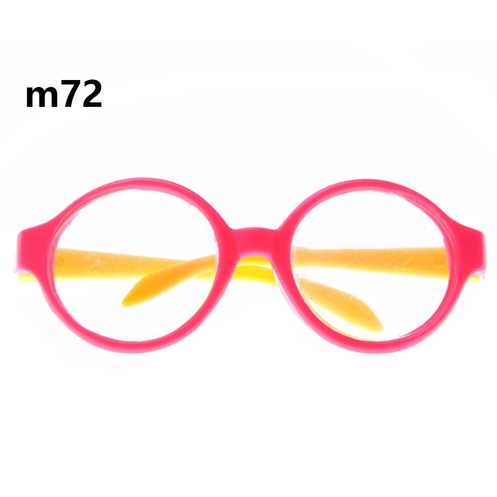 Аксессуары для классных девочек Игрушки Одежда Кукольные очки Прозрачные линзы Круглая оправа Очки Миниатюрные очки