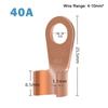 10pcs/pack 10A-80A OT Cable Connector Kit Copper OT Lugs Ring Crimp  Electric Accessory