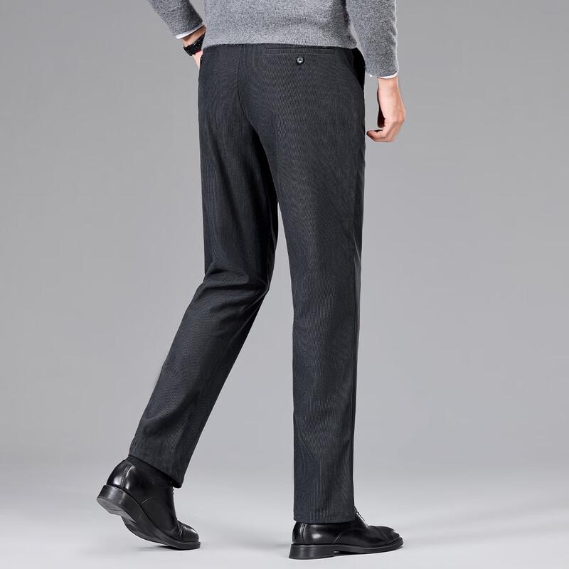 Мужские плотные вельветовые брюки прямого кроя в стиле business casual Sugus