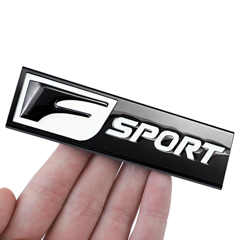 1Pcs 3D Metal Car Stickers F SPORT Letter Logo Badge For Lexus IS250 IS200 CT200h GS300 LS430 RX450h LX570 IS300 ES RX LS IS NX