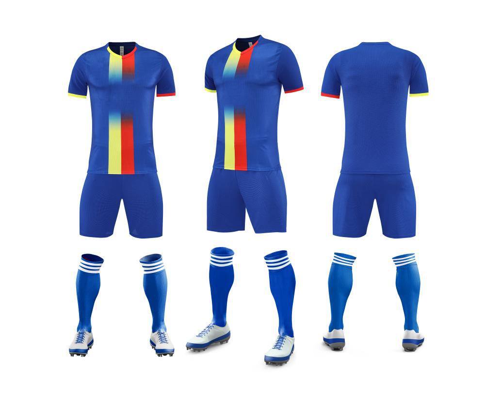 Football Uniform Suit Short Sleeve Jersey Competition Training Quick-Drying Sports World Cup Fan Version Team