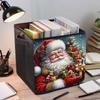 Santa Claus Delivering Gifts 5D Diamond Painting Storage Basket Full Round Drill Mosaic Diamond Embroidery Cross Stitch Kits Home Decor Home Decor
