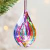 Faux Crystal Prism Sun Catcher Decoration Indoor Outdoor Garden Window Hanging Rainbow