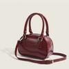 European and American Pillows 2025 New Burgundy Armpit Bag Women's Niche Design Chili Handheld Square Bag Women's Bag