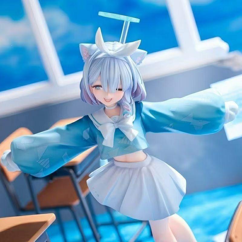 Blue Archive Арона Морская форма Аниме Персонаж Мерч Кавайная Фигурка Действия Модель Кукла Настольный Декор Украшение Отаку Подарки