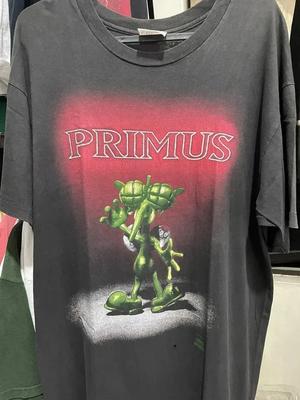 Primus винтажная рок-группа тур короткий рукав черный цвет классическая футболка S-5XL унисекс футболка