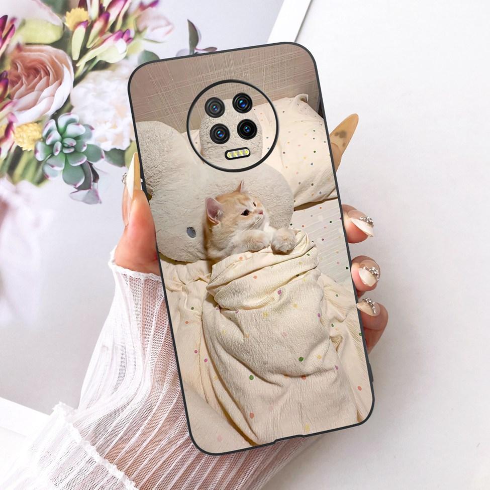 For Infinix Note 7 Case Cover Cute Cat Fashion Butterfly Funny Painted Silicone Phone Casing For Infinix X690B X690