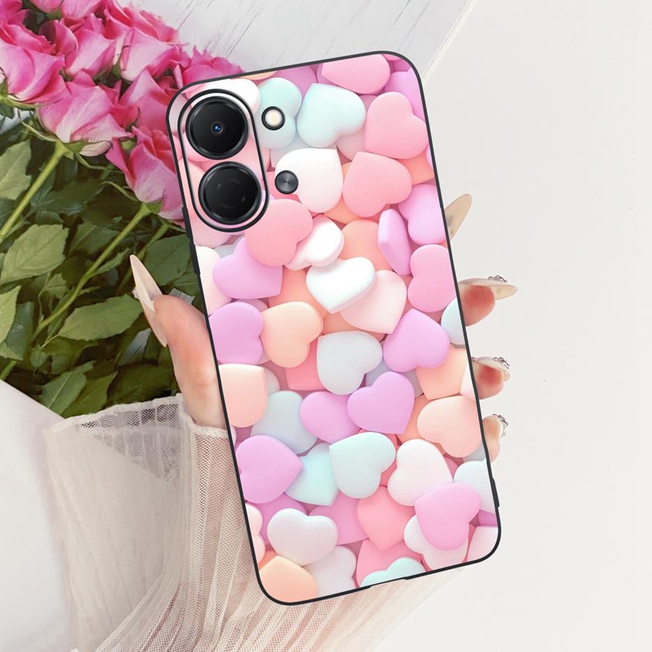 For Tecno Spark GO 3 5G Case KN3 Colorful Flowers Luxury Painted Cover Soft TPU Phone Case For Tecno Spark GO 3 SparkGo 3 Fundas