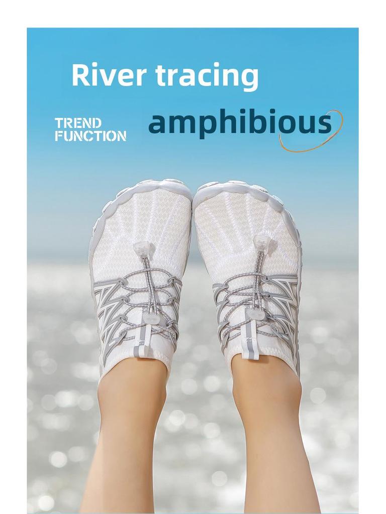 Обувь для плавания на открытом воздухе большого размера для мужчин и женщин - Летняя пляжная и речная обувь для заброда и отдыха на пять пальцев